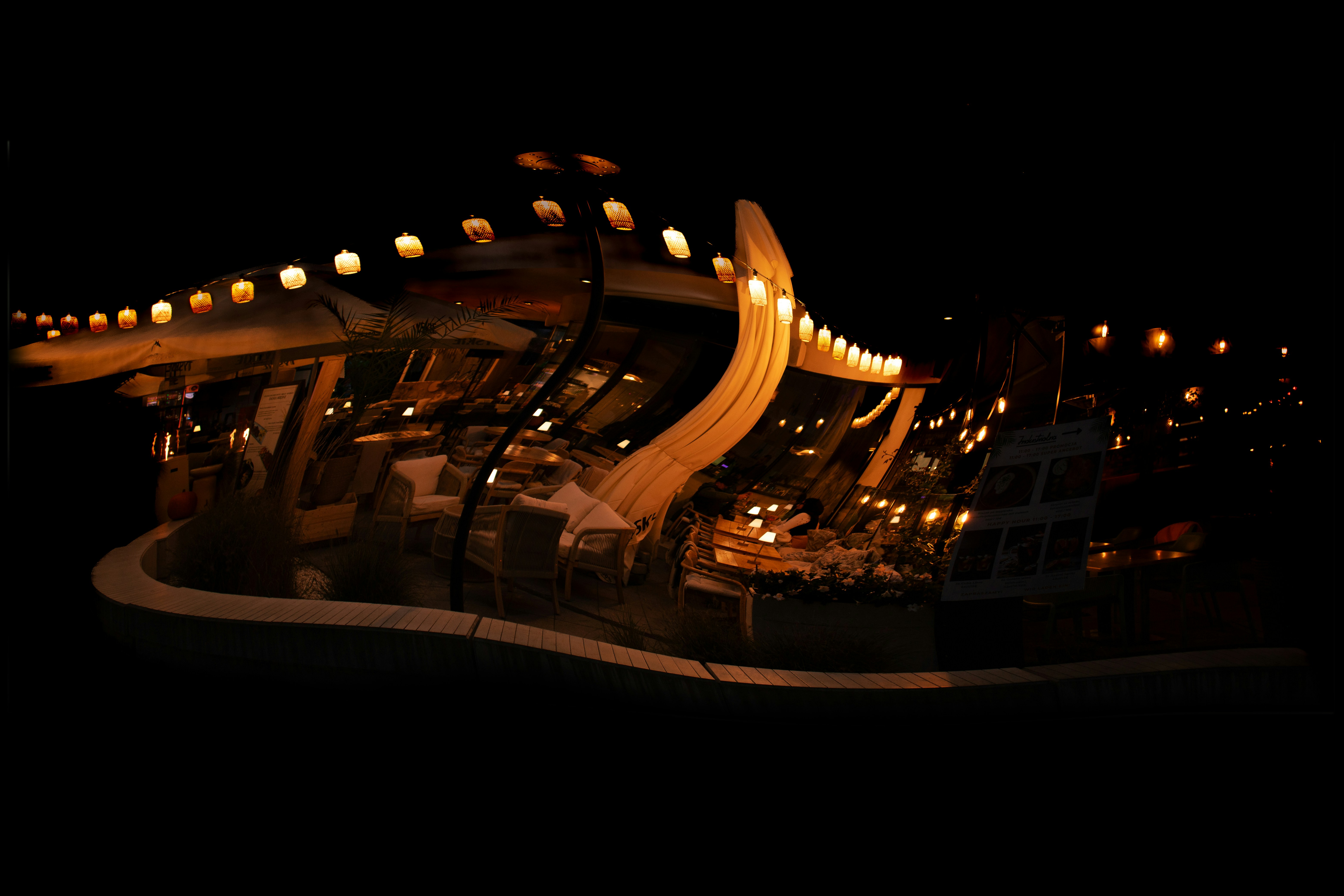 Evening terrace